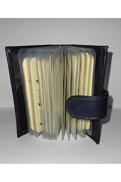 MKM MAN Mkm Genuine Leather Wallet with Transparent Card Holder Vertical Model