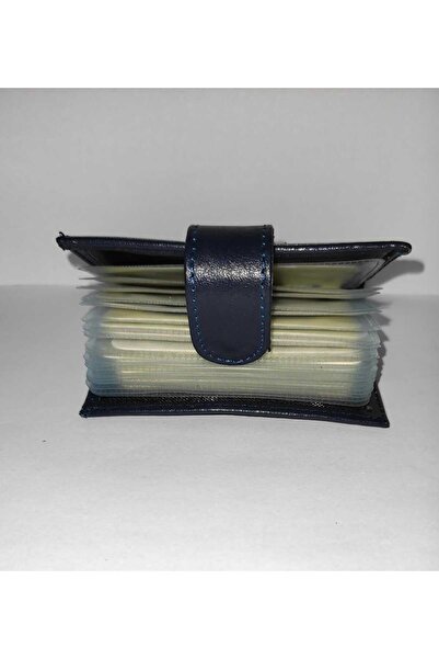 MKM MAN Mkm Genuine Leather Wallet with Transparent Card Holder Vertical Model