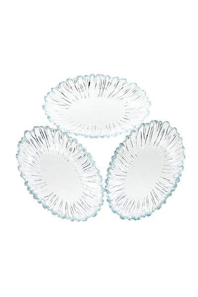 Paşabahçe 10545 Aurora 3-Piece Serving Plate - 15 Cm Fma460034