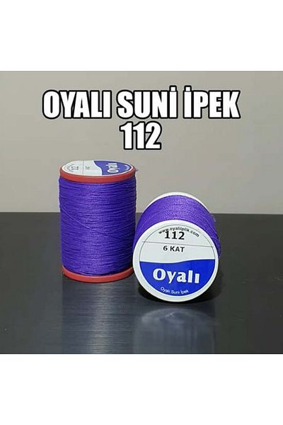OYALI ΤΕΧΝΗΤΟ ΜΕΤΑΞΩΤΟ ΝΟ:112 - Κλωστή κεντήματος με κέντημα 4 στρώσεων