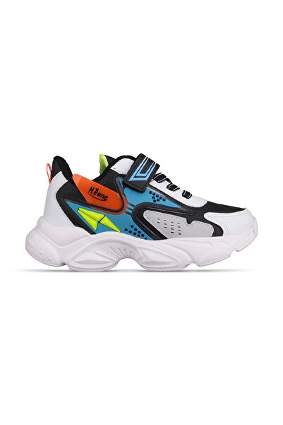 MP ONE Біло-сині липучки Великі дитячі кросівки - на шнурівці