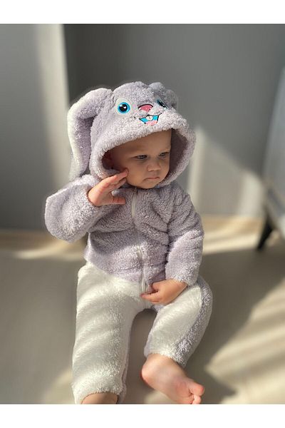 Bebesev Welsoft Plush Unisex Winter Baby Sleeping Bag - Zippered Children's Costume