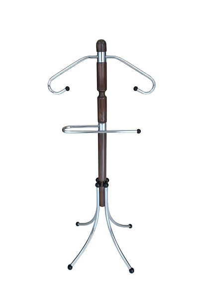 TOLUNAY Mute Butler Wenge - Wood and Metal Chromed