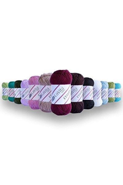 LaVita Yarn 30 гр. Етамин Амигуруми - Пънч, Етамин, Прежда за Ръчно Плетене, ...