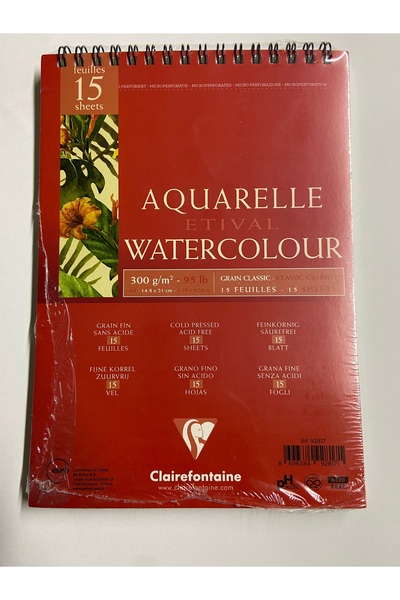 Clairefontaine WATERCOLOUR A5 TELLİ 300 GR.