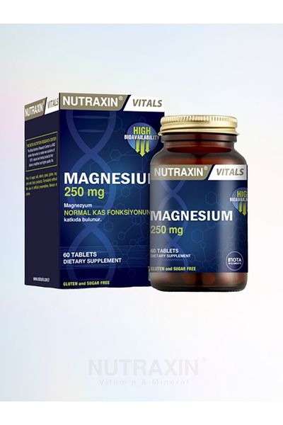 Nutraxin Magnesium 250 Mg 60 Tablets - 1 Piece 100 ml Facial Cleansing Gel