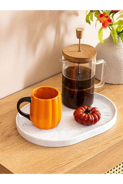LC Waikiki Honey Pumpkin Patterned Ceramic Mug (400 ml)