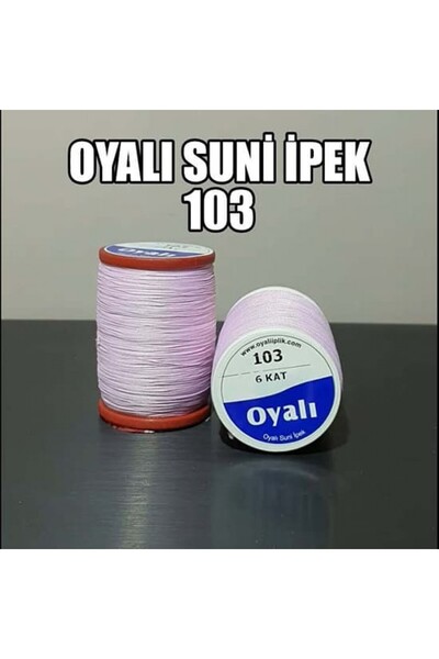 OYALI SUNİ İPEK NO:103  4 KAT OYA NAKIŞ İPİ