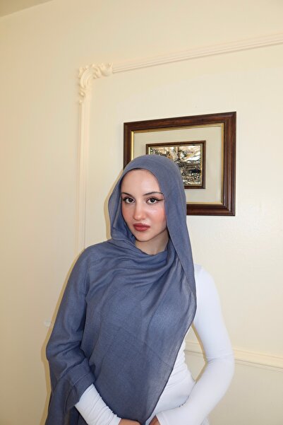 FASHION Modal Şal-indigo Modal Hijab-ındigo