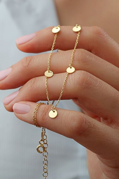 Silvano Jewelry 925 Ayar Gümüş Pullu Kolye