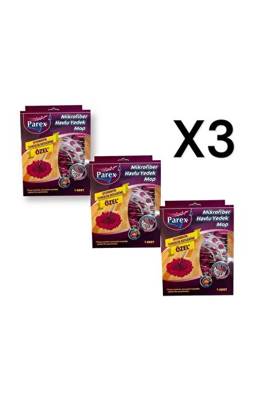 Parex Tüm Otomatik Temizlik Setlerine Uyumlu Yedek Mop X3