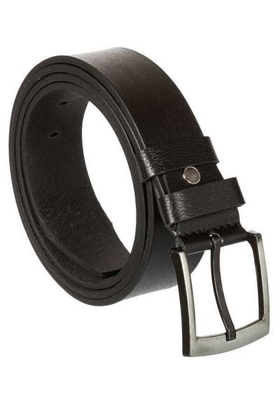 Süzer Deri 4.5 cmSport Battal Genuine Leather Belt Black