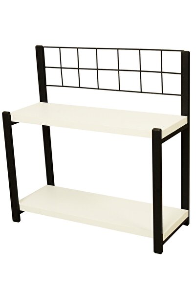 Genel Markalar Blackdizayn Metal Beyaz Tezgah Üstü Telli Baharatlık Masaüstü ...