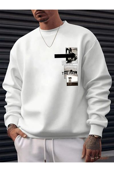 NO 601 New Moment Men's Winter Sweat - Crew Neck, Hoodless