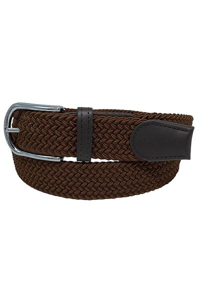 Süzer Deri Καφέ ελαστική εύκαμπτη ζώνη πλεξίματος Unisex - 8500-9