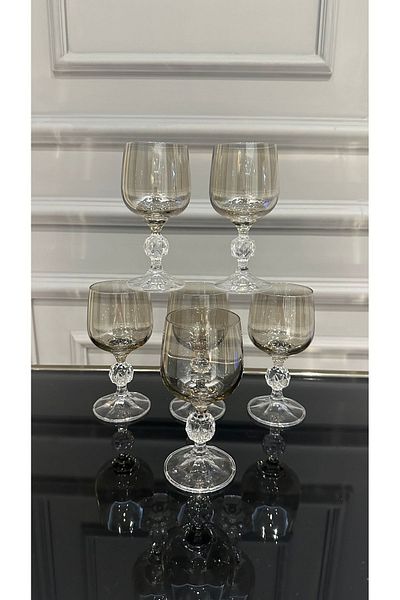 Bohemia Crystal Smoked Coffee Side Water Glass