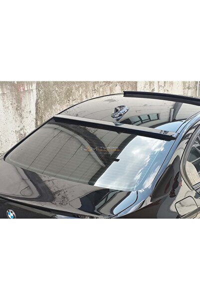 NamTuning BMW F30  Uyumlu Arka Cam Üstü Spoyler Piano Black Spoiler Plastik 2012-2018 arası
