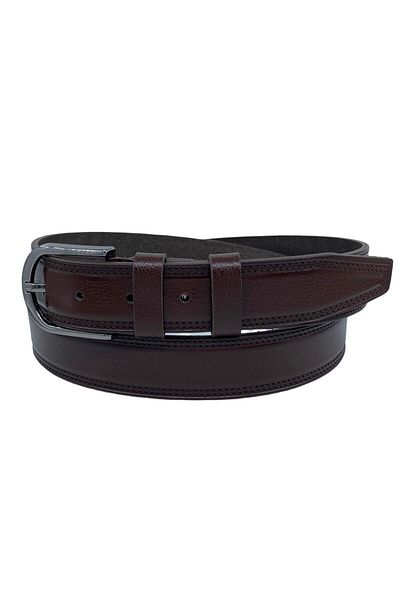 Süzer Deri 4 X Pieces 3.5 Cm 100% Genuine Real Buffalo Leather Belt Black, dark blue, brown,tosado