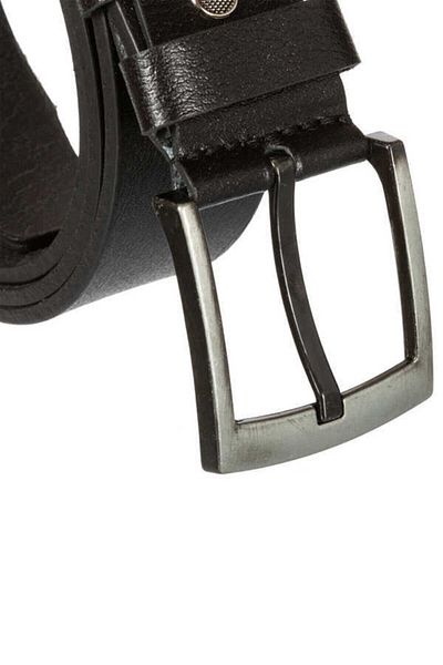 Süzer Deri 4.5 cmSport Battal Genuine Leather Belt Black