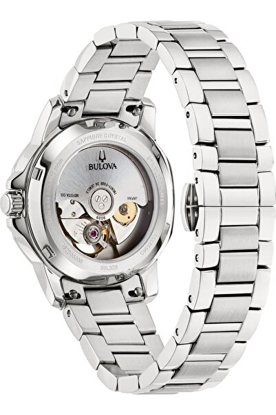 Bulova Marine Star Lady 96L326 - Diamond Automatic Women's Wristwatch