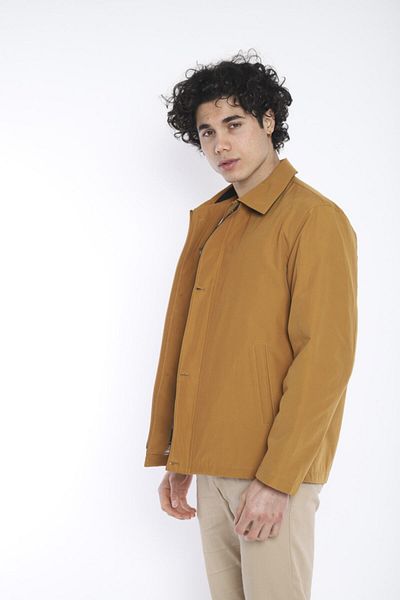 EnricoBASELLİ Cotton Safari Summer and Spring Coat
