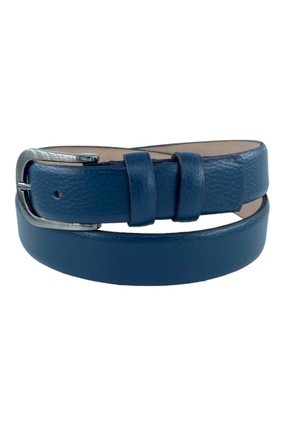 Süzer Deri Women's 100% Genuine Leather 3 cm Wide Belt with Buckle