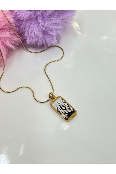 ilvesa shop 100% Stainless Steel Necklace with Tarot Pattern