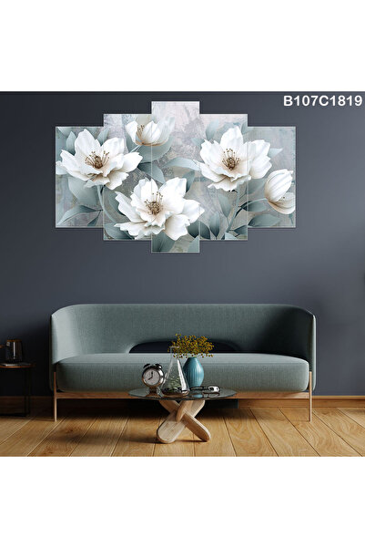 A2ZTR 5 Parçalı Dekoratif Ahşap Duvar Tablosu