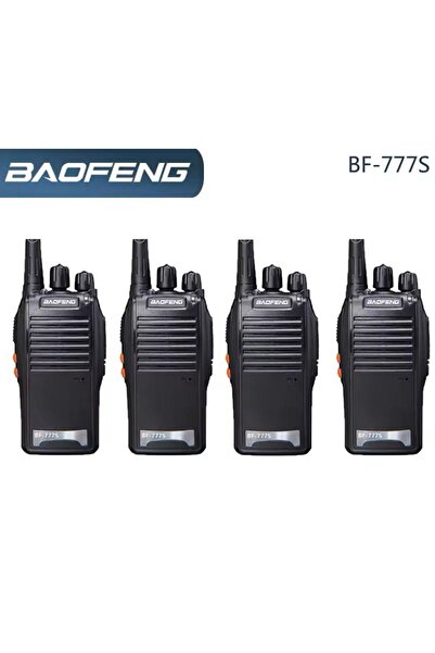 BAOFENG 4 lü SET Baofeng 777s inşaat şantiye av gezi vale vinç piknik konvoy okul telsizi