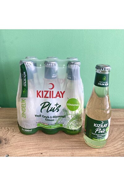 Kızılay Yeşil Çaylı & Ginsengli Limon Aromalı Maden Suyu 12 Adet