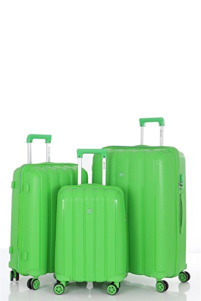 MÇS Mçs Üçlü Polipropilen Valiz Seti V305