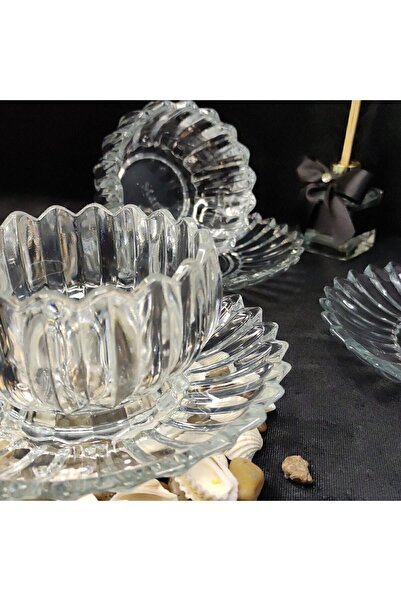 BEREN Papatya Çerez Takımı Sade 6 Lı