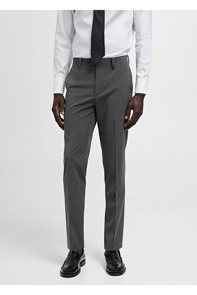 MANGO Man Comfort Strech Fabric Slim Fit Trousers