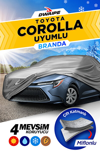 Dwaipe Toyota Corolla Sedan Kasa Ile Uyumlu Oto Branda Araba Örtüsü Çadırı