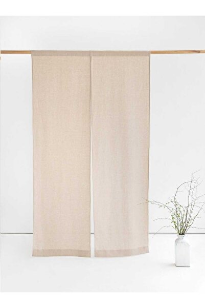 KÜTÜKhouse Kapı Perdesi Bej Rengi 180x90 Cm
