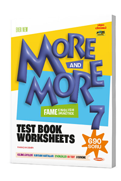 Genel Markalar MORE & MORE 7.SINIF TEST BOOK