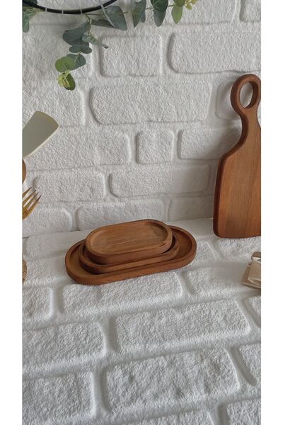 Tinex 3 Size Multi-Purpose Natural Wooden Stand - Base - Presentation Holder