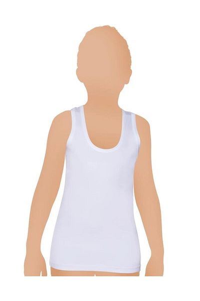 GÜMÜŞ Boy's Silver Combed Cotton Undershirt - 6 Pieces White 3021