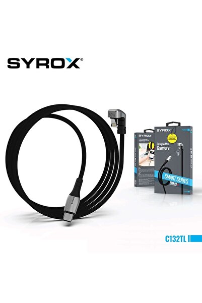 Syrox C132tl Type-c To Lighting 30w Apple Iphone Oyuncu Kablosu, Şarj Kablosu