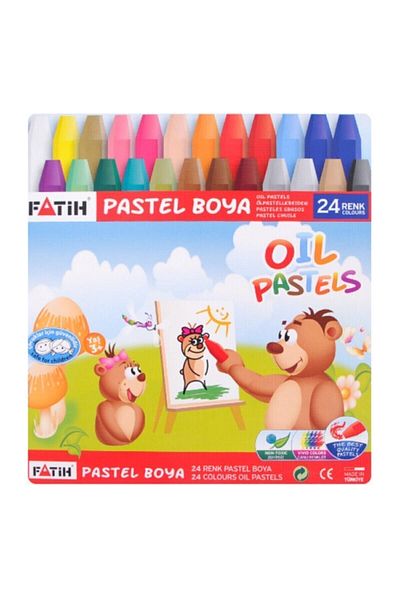 FATİH KALEM Fatih 24 Pieces Pastel Paint