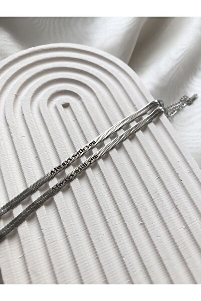 takıcım design Italia Çelik Yazılı Çift Bileklik (2 ADETTİR) (ALWAYS WİTH YOU)