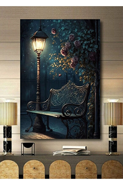 HD Sanatsal ÜRÜNLER 3 Boyutlu Tropikal Doğa Manzara Temalı Kanvas