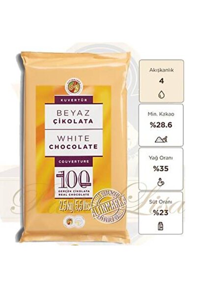 Altınmarka ALTINMARKA KUVERTÜR ÇİKOLATA 2,5KG BEYAZ (ALT182)