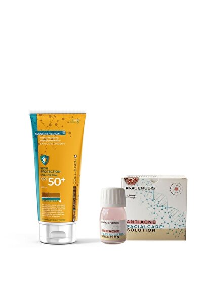 Piar Genesis Ton Eşitleyici Renkli Yüz Güneş Kremi 75 ml+Akne Bakım Solüsyonu...