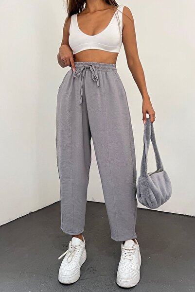 Sun Victoria Women's Gray Aerobin Shalwar Trousers