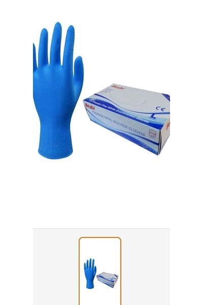 Beybi Gloves 3 Pack Nitrile Powder Free Blue - 300 Pieces