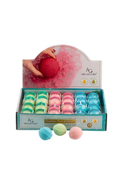 Argan Cure Pedicure Moisture Bomb Pack of 24