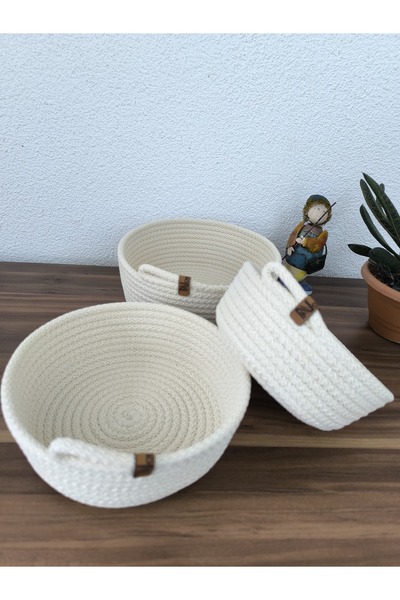 Naspar 3-комплект кошиків, кошик для рушників, органайзер для кухні та ванної кімнати, багатофункціональний набір кошиків