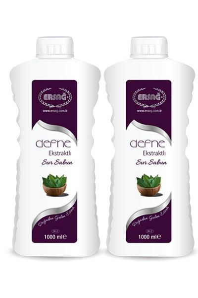 Ersağ Laurel Extract Liquid Soap 1000 ml 2 Pieces
