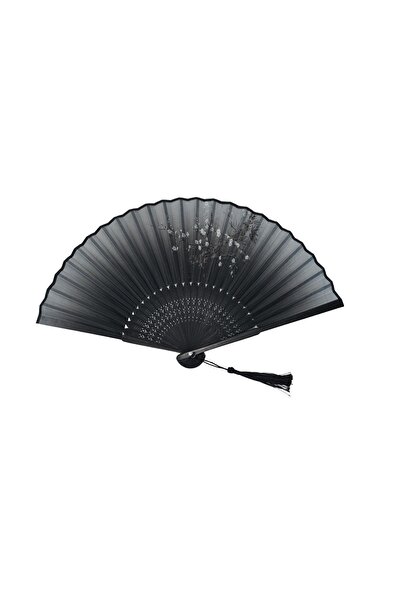 YELPAZE DÜNYASI Yelpaze Siyah Bambu